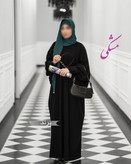 مانتو عبایی طرح پرند