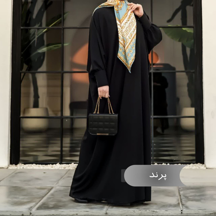 مانتو عبایی طرح پرند