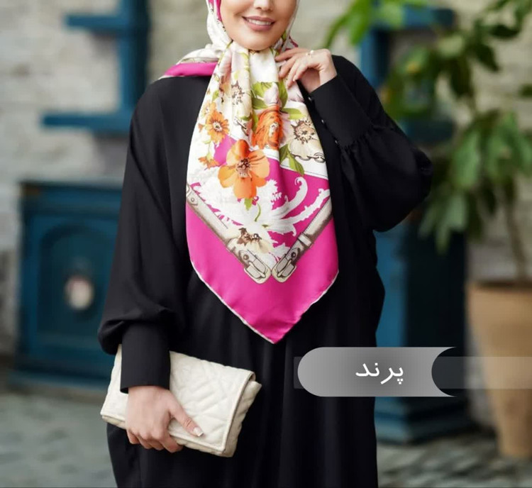 مانتو عبایی طرح پرند