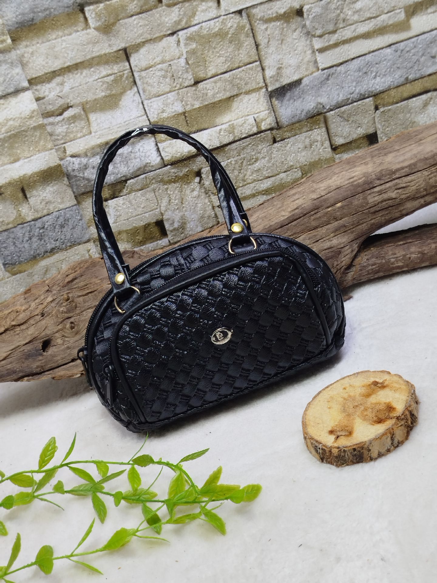کیف پول زنانه دستی 3 زیپ کار مشهد طرح (A wallet01)