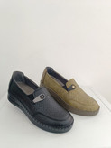 کفش طبی زنانه چرم با پد خار پاشنه طرح (p shoes 08)