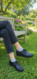 کفش طبی زنانه چرم بندی لئون طرح (p shoes02)