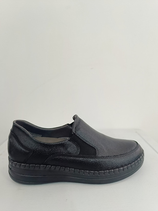 کفش طبی زنانه چرم با پد خارپاشنه طرح (p shoes 01)