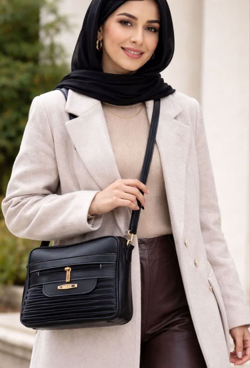 کیف زنانه دوشی دوزیپ کار مشهد طرح (A 2zip01)