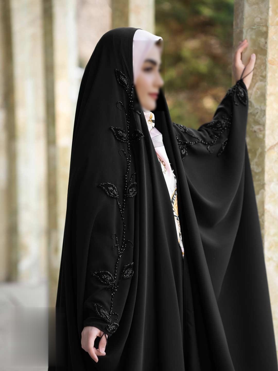 چادر عربی مدل شاپرک کد 1308