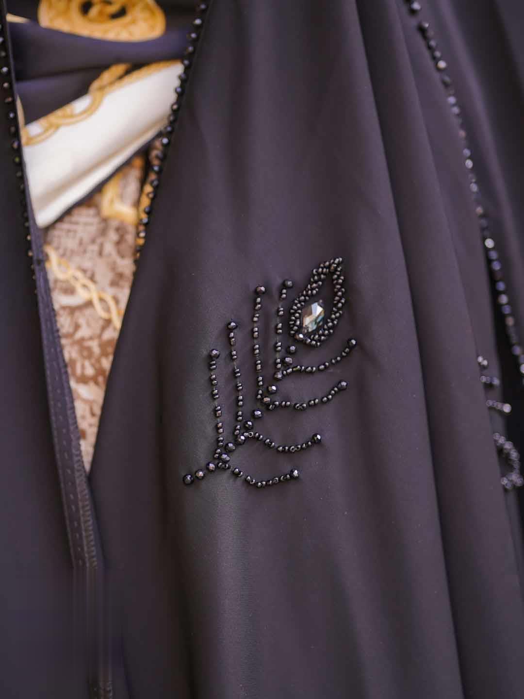 چادر مشکی عربی جواهردوزی آدرینا کد 12091