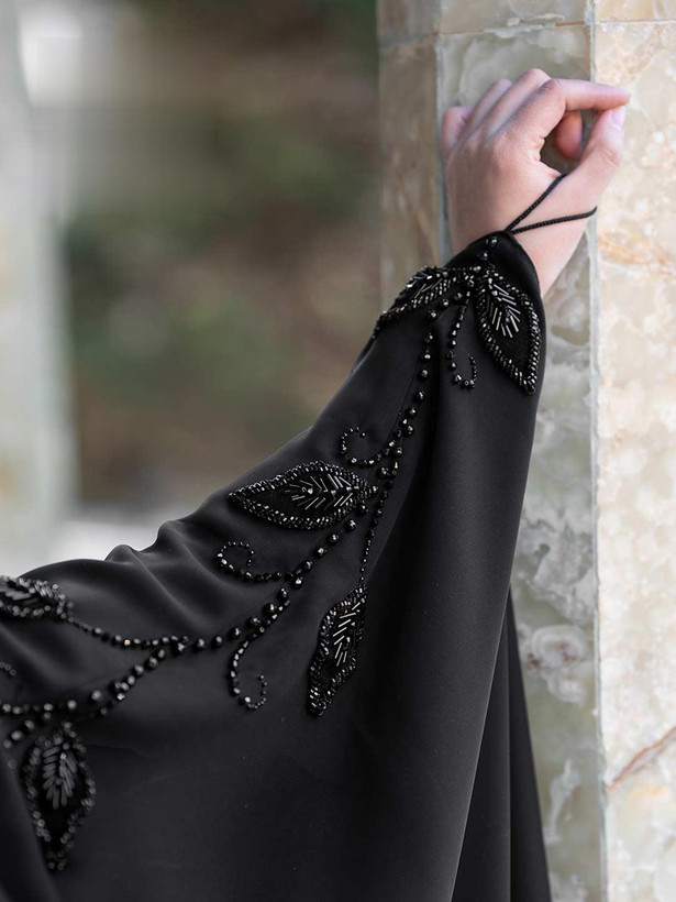 چادر مشکی عربی جواهردوزی تینا کد 12089