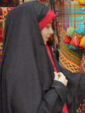 چادر مشکی بحرینی جواهردوزی پری کد 12088