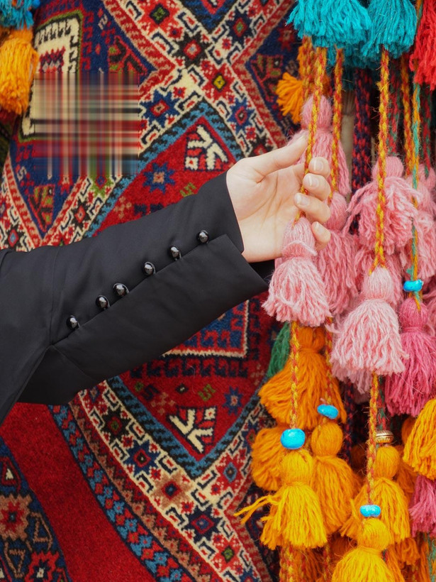 چادر مشکی بحرینی جواهردوزی پری کد 12088