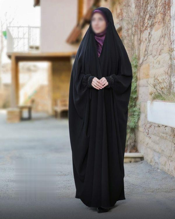 چادر مشکی عربی جواهردوزی جیران کد 12084