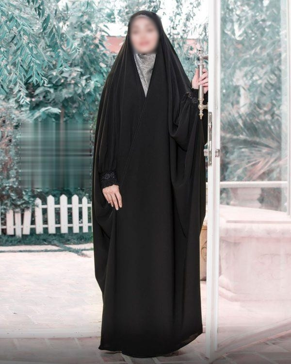 چادر مشکی عربی جواهردوزی مهشید کد 12082