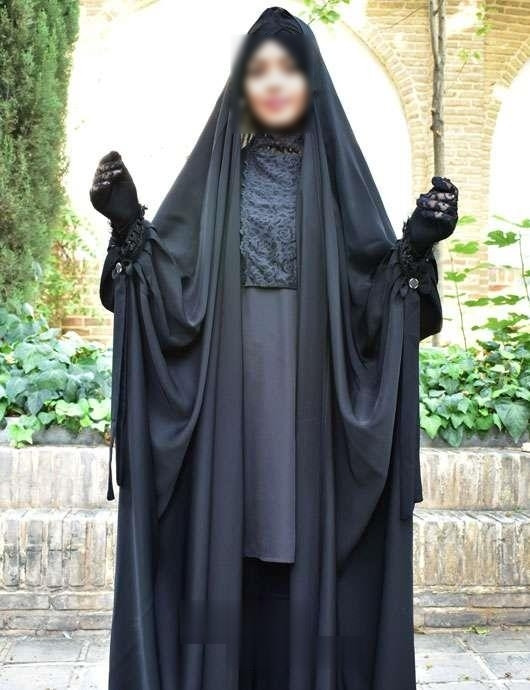 چادر مشکی عربی جواهردوزی هدی کد 12076