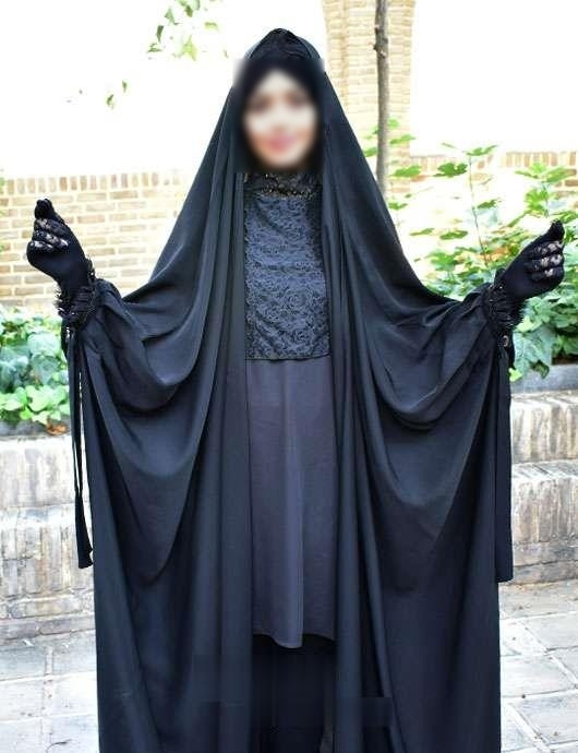 چادر مشکی عربی جواهردوزی هدی کد 12076