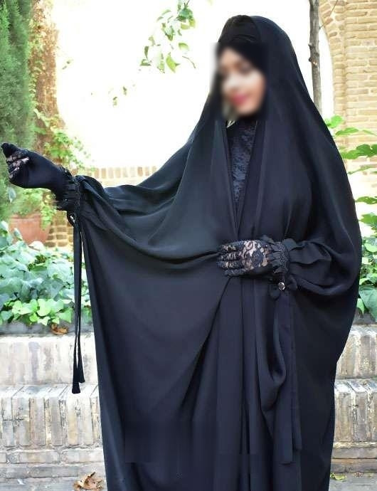 چادر مشکی عربی جواهردوزی هدی کد 12076