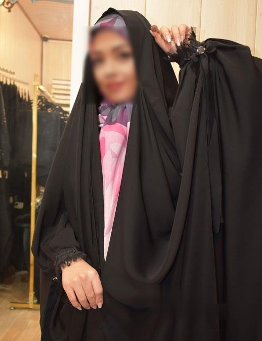 چادر مشکی عربی جواهردوزی هدی کد 12076