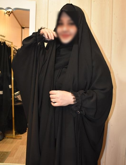 چادر مشکی عربی جواهردوزی هدی کد 12076