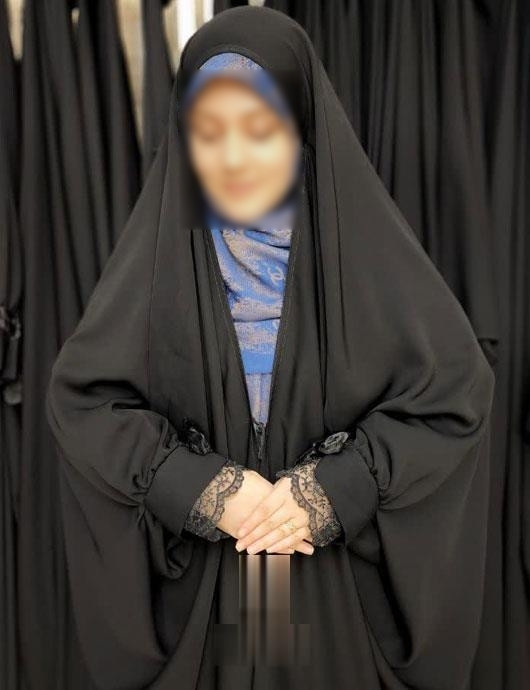 چادر مشکی عربی جواهردوزی هستی کد 12074