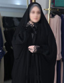چادر مشکی عربی جواهردوزی هستی کد 12074