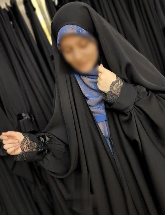 چادر مشکی عربی جواهردوزی هستی کد 12074