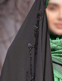 چادر مشکی عربی جواهردوزی مشکات کد 12064