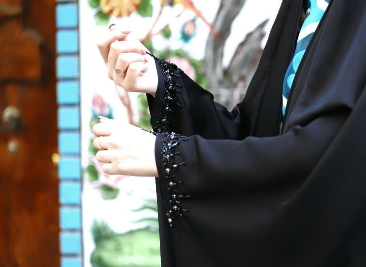 چادر مشکی عربی جواهردوزی نورا کد 12061