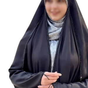 چادر مشکی عربی جواهردوزی ثمین کد 12057