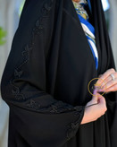 چادر مشکی عربی جواهردوزی پرند کد 12049