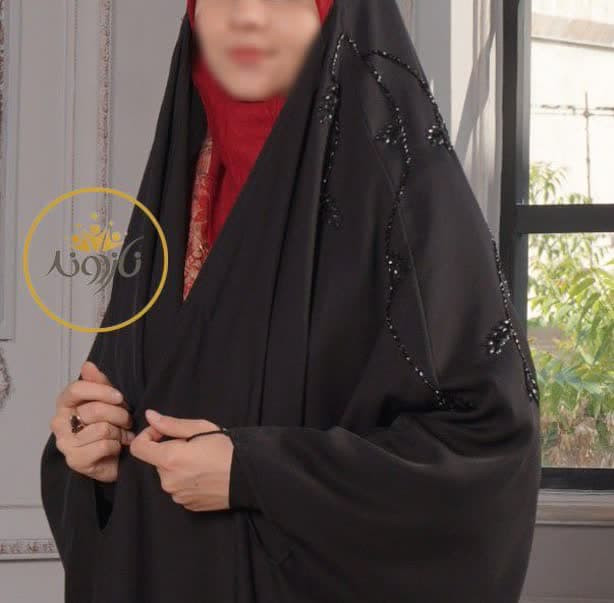 چادر مشکی عربی جواهردوزی ثنا کد 12046
