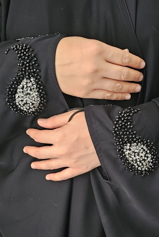 چادر مشکی عربی جواهردوزی طهورا کد 12035