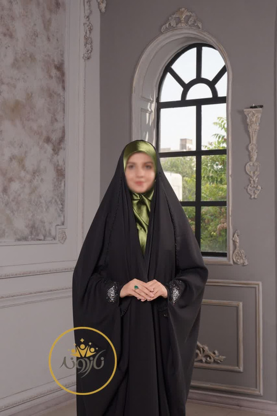 چادر مشکی عربی جواهردوزی طهورا کد 12035