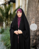 چادر مشکی عربی گلدوزی منیژه کد 12033