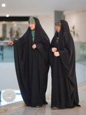 چادر مشکی عربی گلدوزی زهره کد 12027