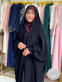 چادر مشکی عربی گلدوزی مهر کد 12025