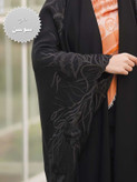 چادر مشکی عربی گلدوزی سوسن کد 12023