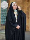 چادر مشکی عربی گلدوزی نازنین کد 12016