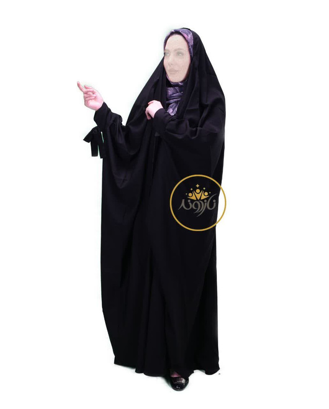 چادر مشکی عربی سنبادی پاپیونی کد ch1205