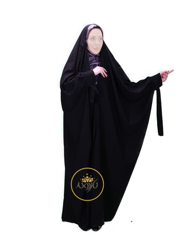 چادر مشکی عربی سنبادی پاپیونی کد ch1205