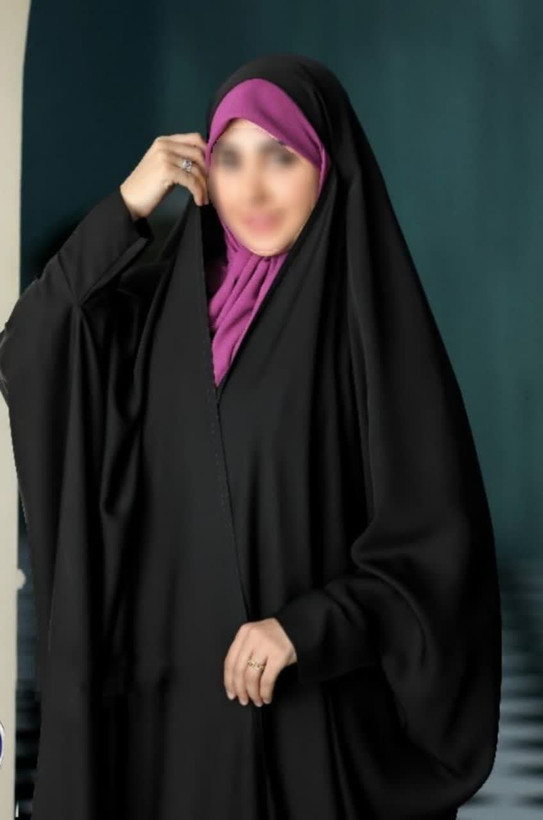 چادر مشکی عربی بحرینی صدفی کد1203