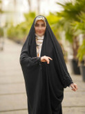 چادر جده عبایی مدل جواهر دوزی آوا