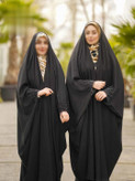 چادر جده عبایی مدل جواهر دوزی آوا