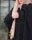 مانتو عبایی آلا مشکی کد 14031