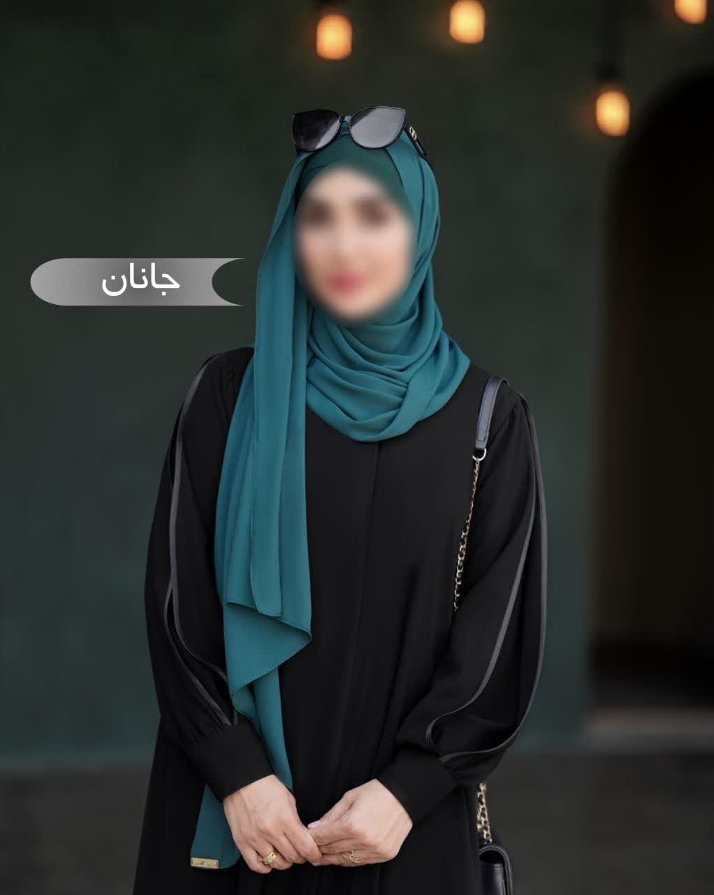 مانتو عبایی جانان مشکی کد 14020