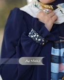 مانتو عبایی رخسانه بهارمشکی کد 14018