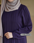 مانتو عبایی رستا مشکی کد 14015