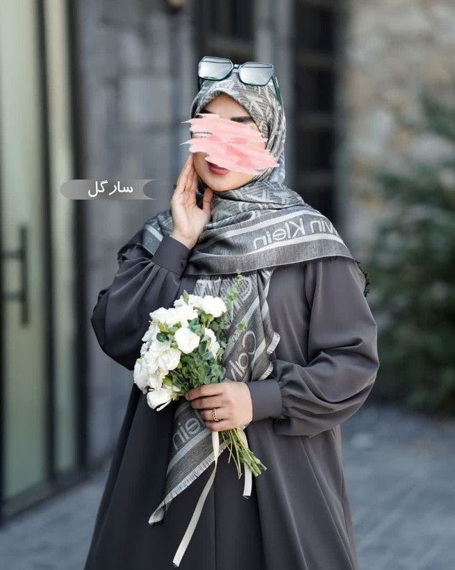 مانتو عبایی سارگل مشکی کد 14014