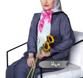 مانتو عبایی مهلا مشکی کد 1404