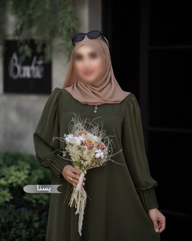 مانتو عبایی یسنا مشکی کد 1403